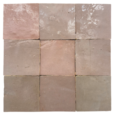 Zellige Blush 100x100mm